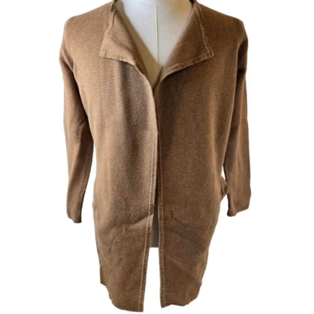 J. Crew Open Front Longline Cardigan Medium